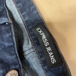 Express Jeans.  Barely Boot.  8 Regular.